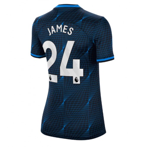 Dámy Fotbalový dres Chelsea Reece James #24 2023-24 Venkovní Krátký Rukáv